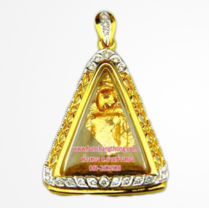 กรอบพระนางพญา ฝังเพชร