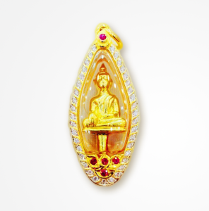 กรอบพระยอดธงล้อมเพชร