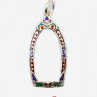 กรอบนาคปรกลงยาแดง